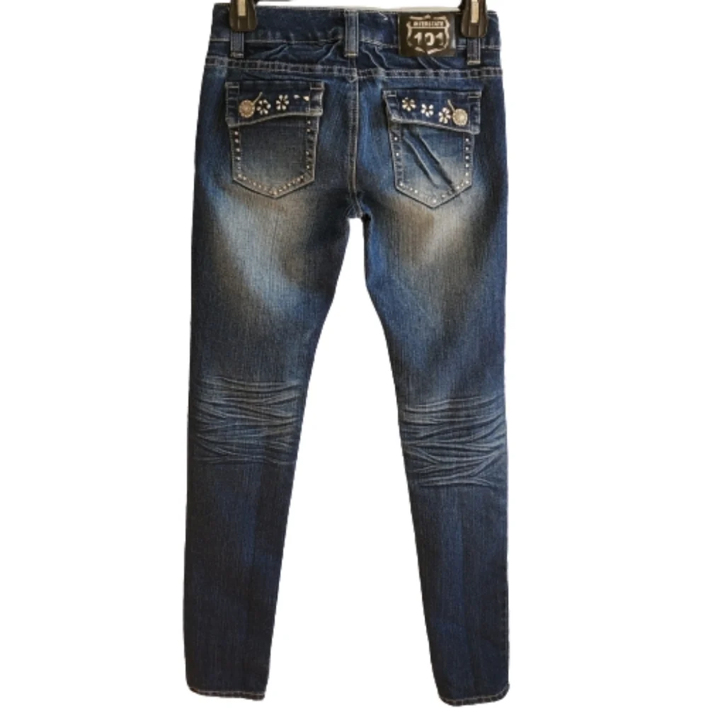 Interstate 101 Low Rise Denim Blue Jean's Sz 1